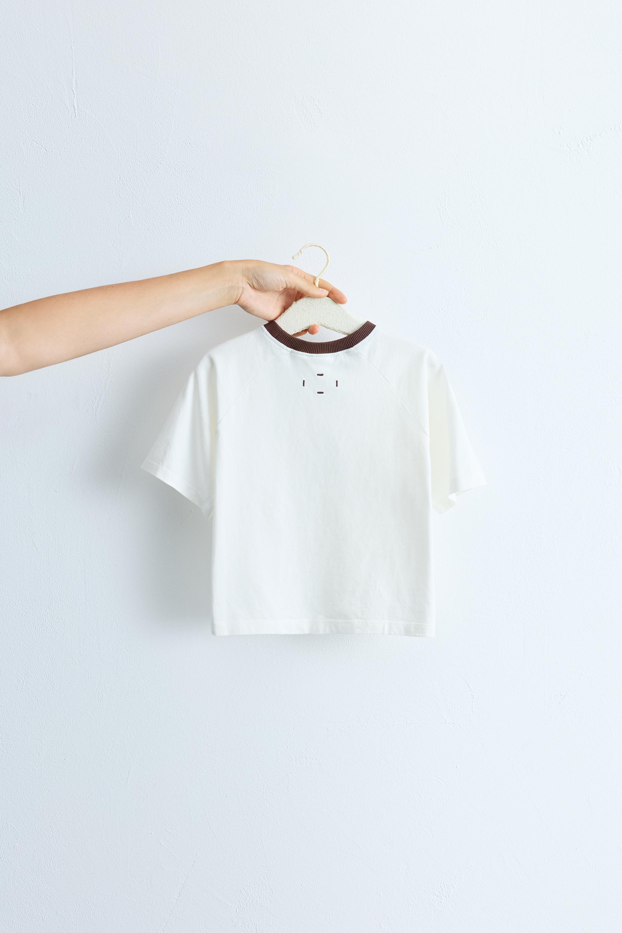 ZARA TIMELESS - CONTRAST PIPING T-SHIRT