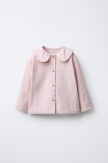 3-6 YEARS/ GINGHAM FLANNEL PYJAMAS - Pink by Zara - Image 1