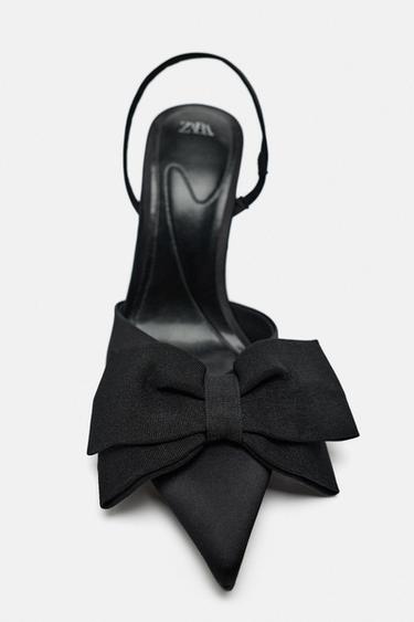 BOW HEEL SHOES - Black by Zara - Image 3