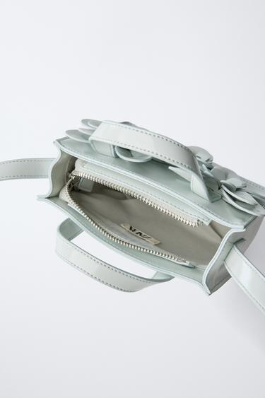 SAC BANDOULIÈRE FLEURS 3D - Bleu de Zara - Image 3