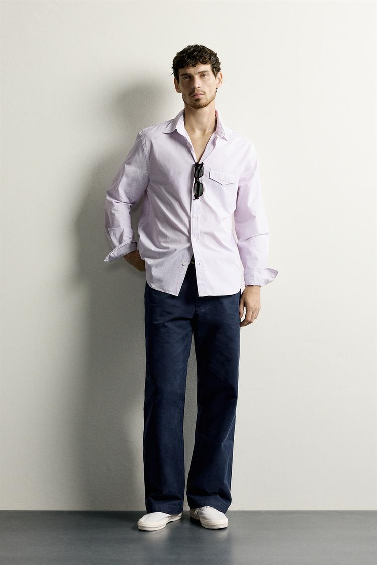 STRIPED REGULAR FIT SHIRT