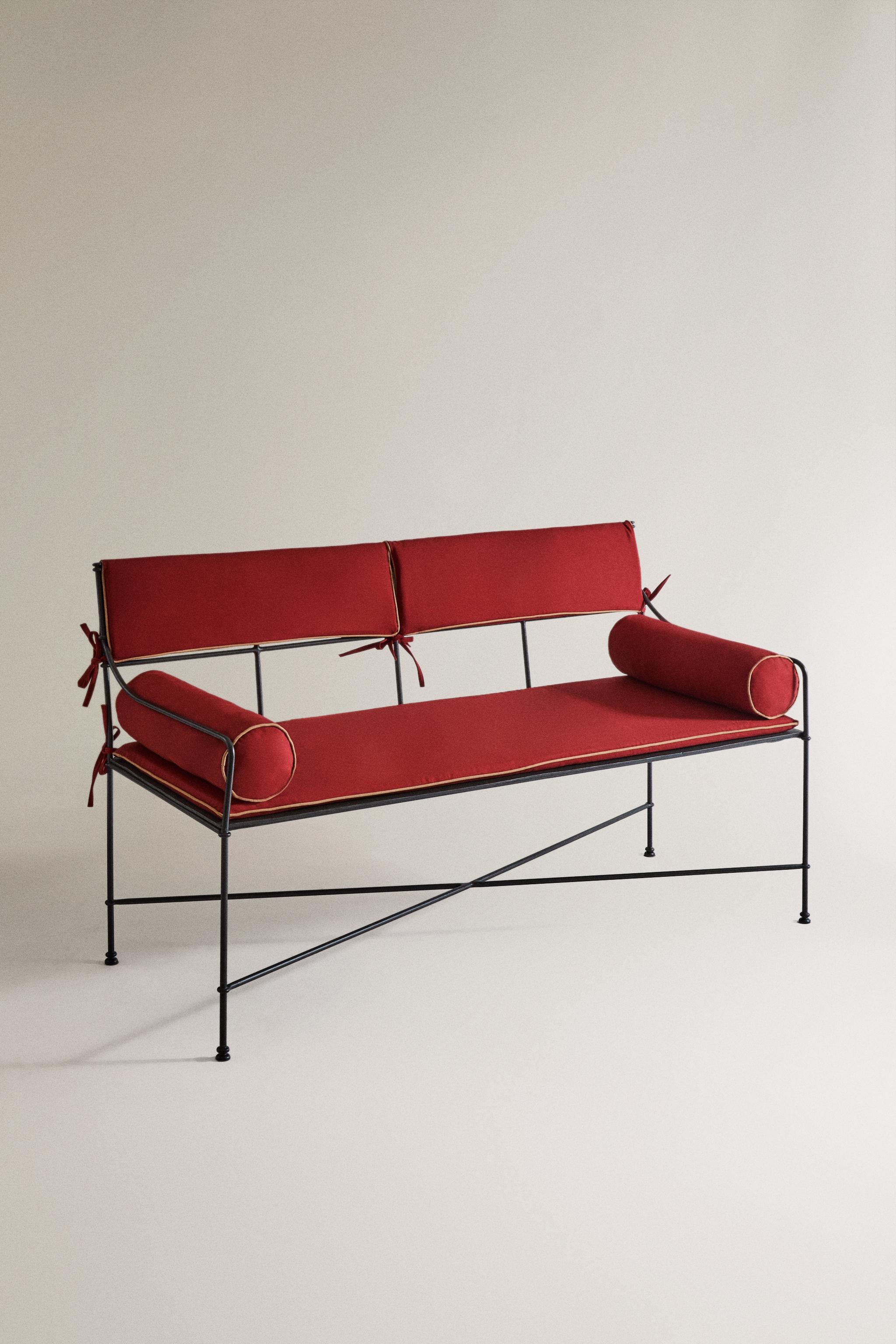 Zara OUTDOOR WROUGHT IRON DOUBLE BENCH — фото 5