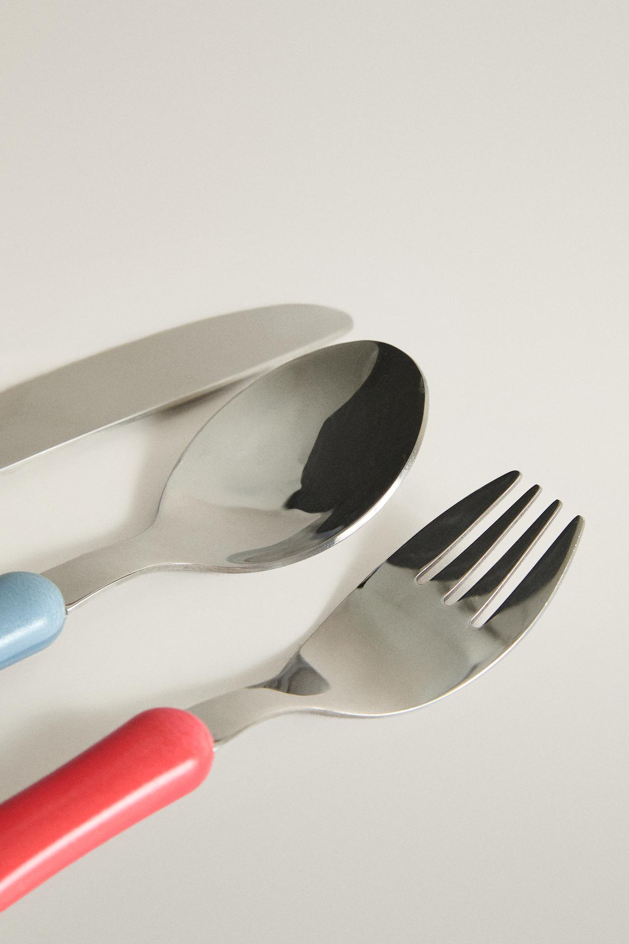 KIDS' SPACE FLATWARE SET — Multicolored
