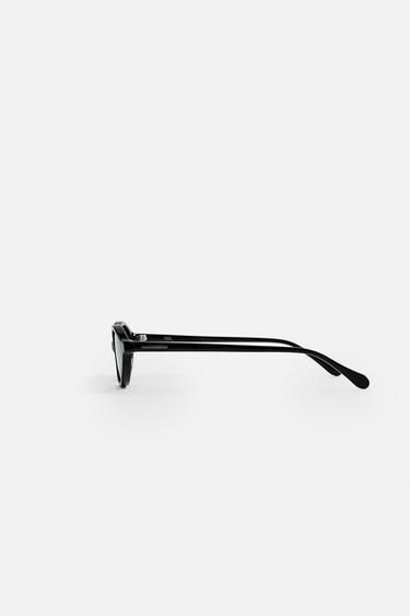 LUNETTES DE SOLEIL OVALES - Noir de Zara - Image 1