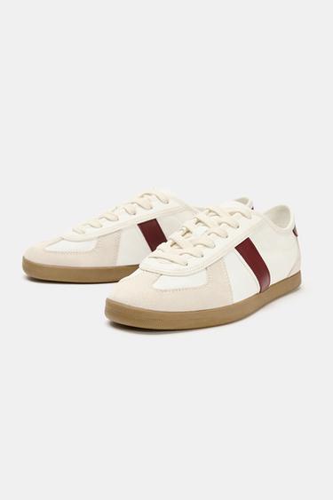 BASKETS - Rouge bourgogne de Zara - Image 1