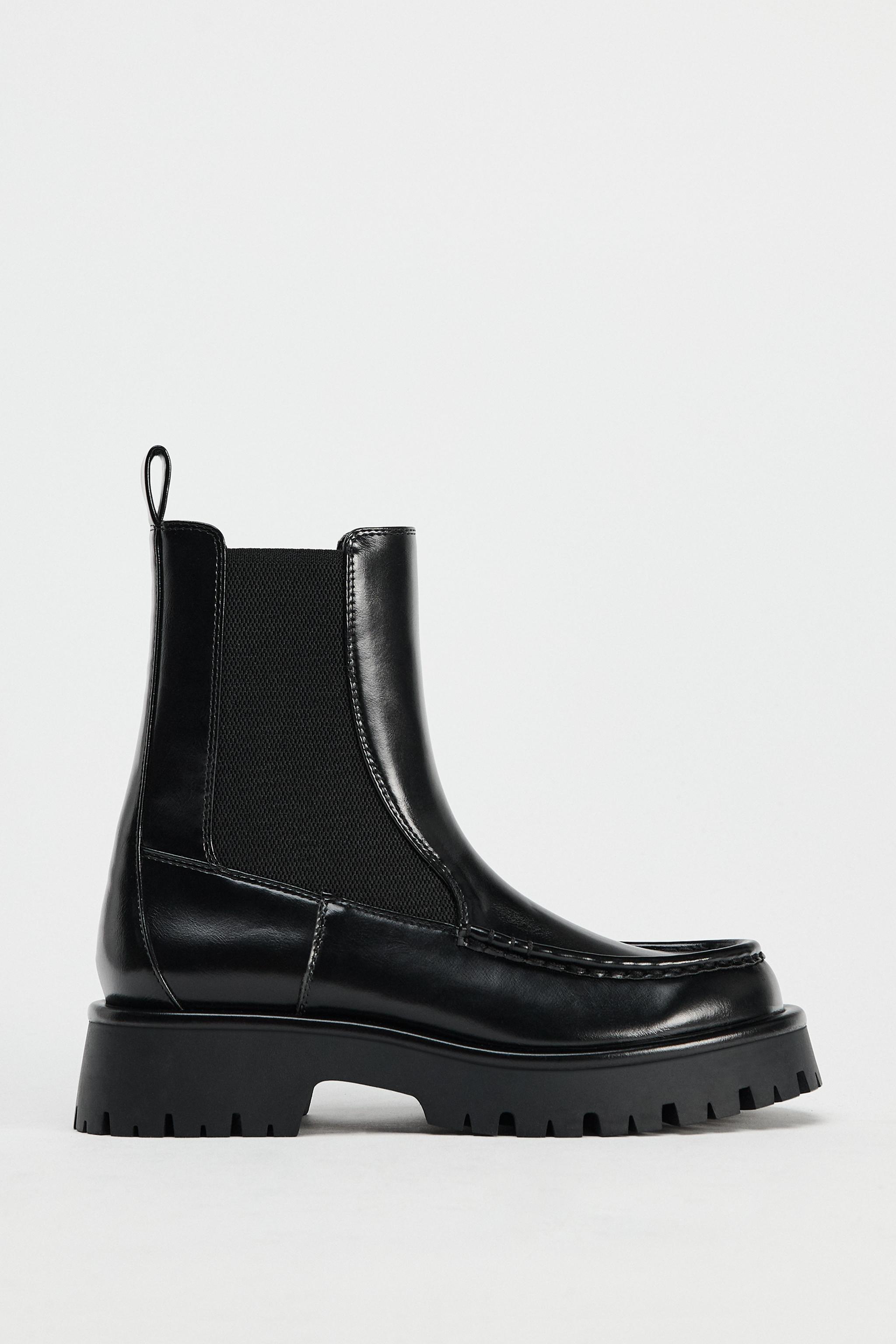 Women s Black Ankle Boots Explore our New Arrivals ZARA Canada