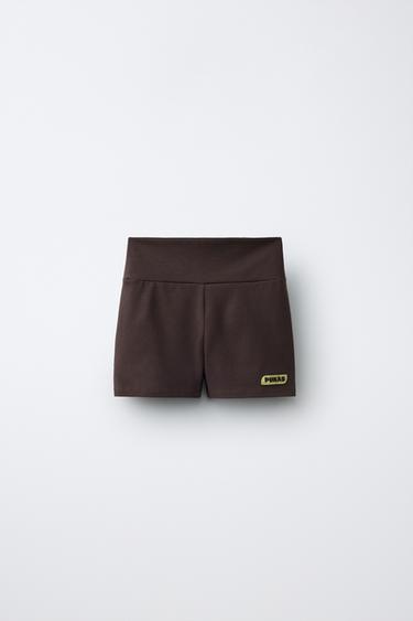 PUKAS SURF RIB CYCLING LEGGINGS - Brown by Zara