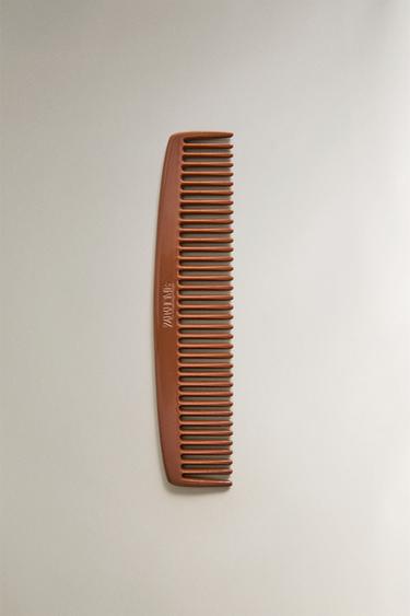 PEINE CABELLO ACETATO - Marrón de Zara