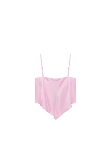 SATIN CROP TOP