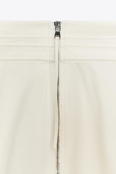 PANTALON ZIP DOS ZW COLLECTION - Écru de Zara - Image 7
