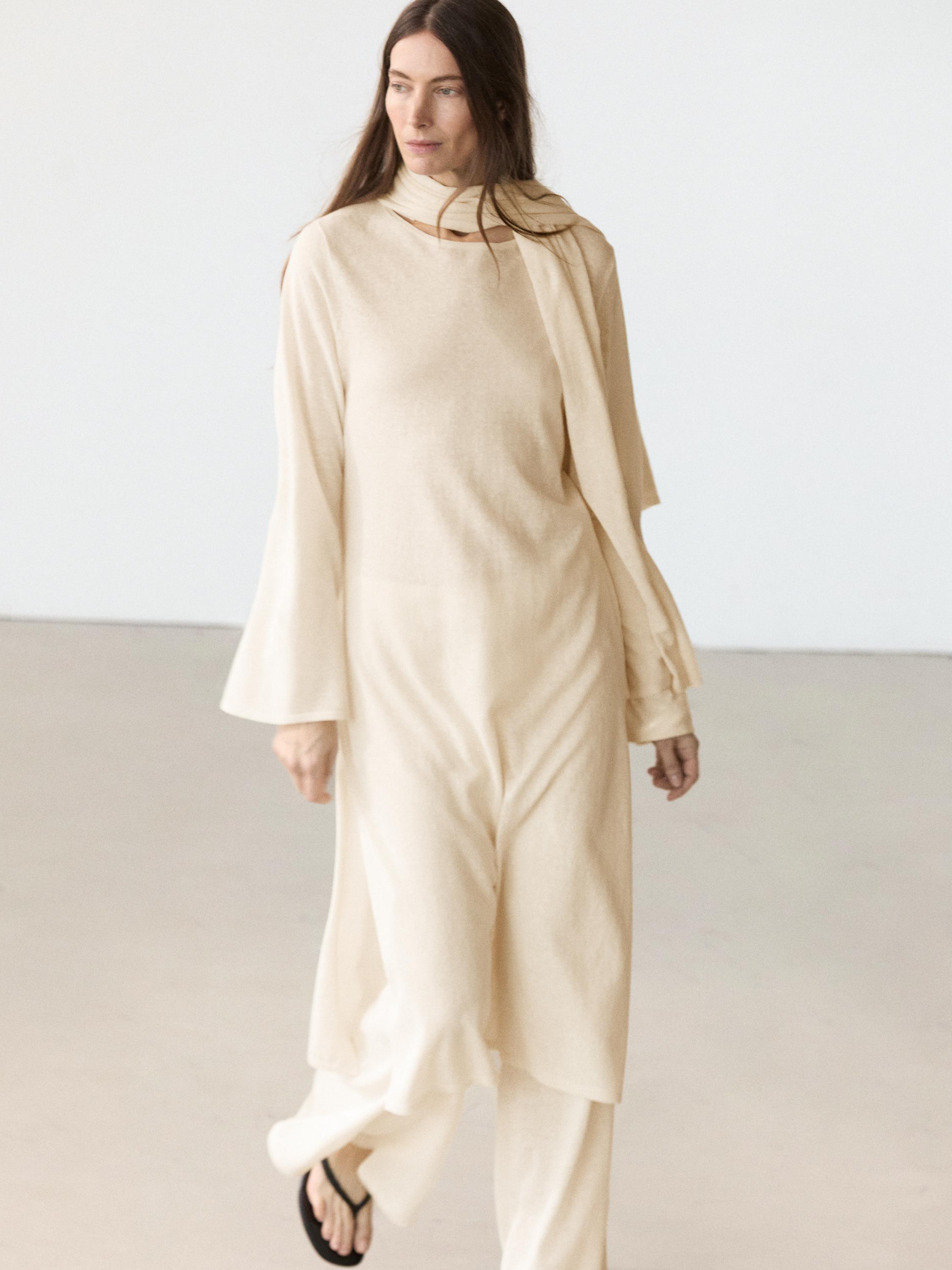 Robe tunique fluide total look
