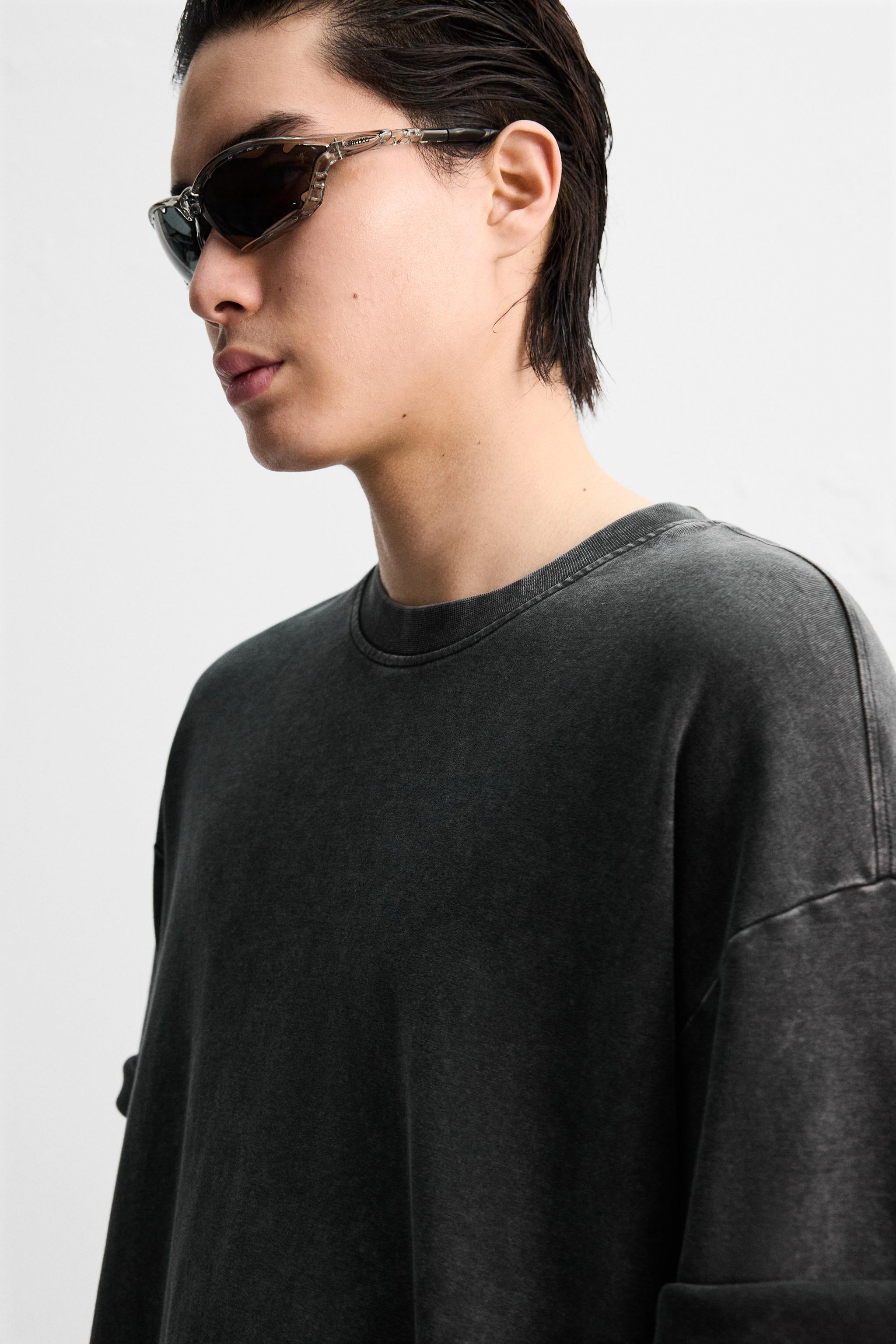 【ZARA】ユーズド加工テクニカルTシャツ ZARA】テクニカル ポケット Tシャツ (ZARA/Tシャツ・カットソー