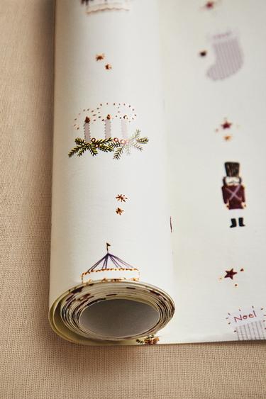 PAPIER CADEAU MOTIFS DE NOËL - Multicolore de Zara - Image 4