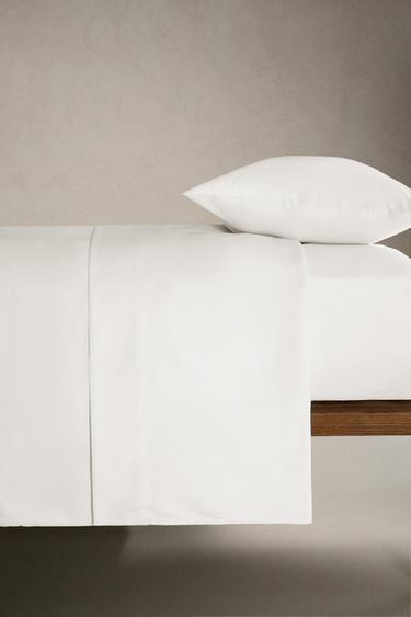 SATEEN DUVET COVER (1000 THREAD COUNT) - White by Zara - Image 2