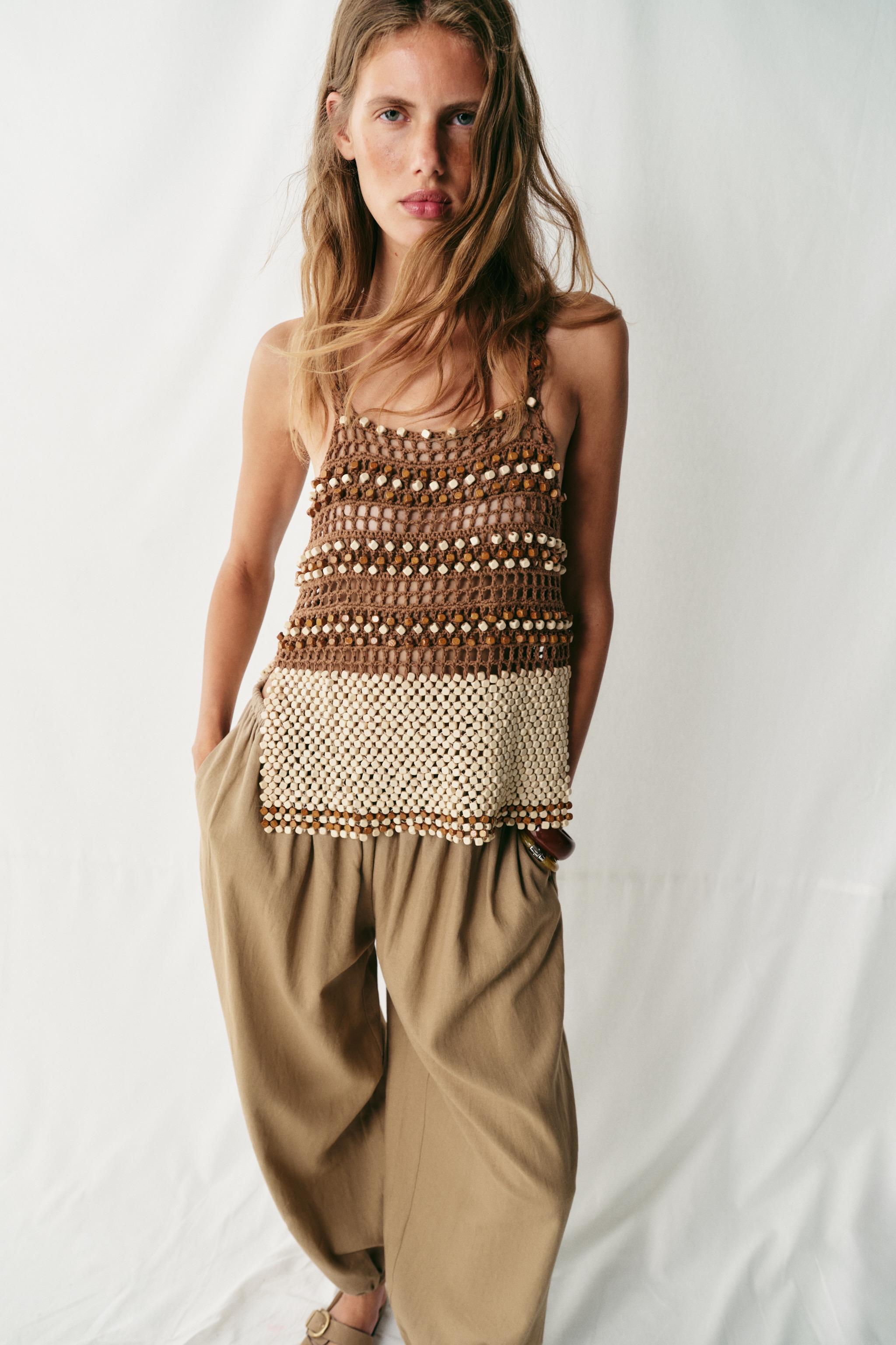 LINEN BALLOON PANTS - thumbnail 9
