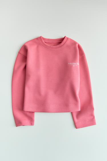 SWEAT SPORT À INSCRIPTION - Corail de Zara