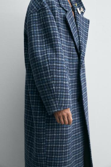 OVERSIZE CHECK COAT HARRY LAMBERT FOR ZARA X DISNEY - Blue by Zara - Image 6