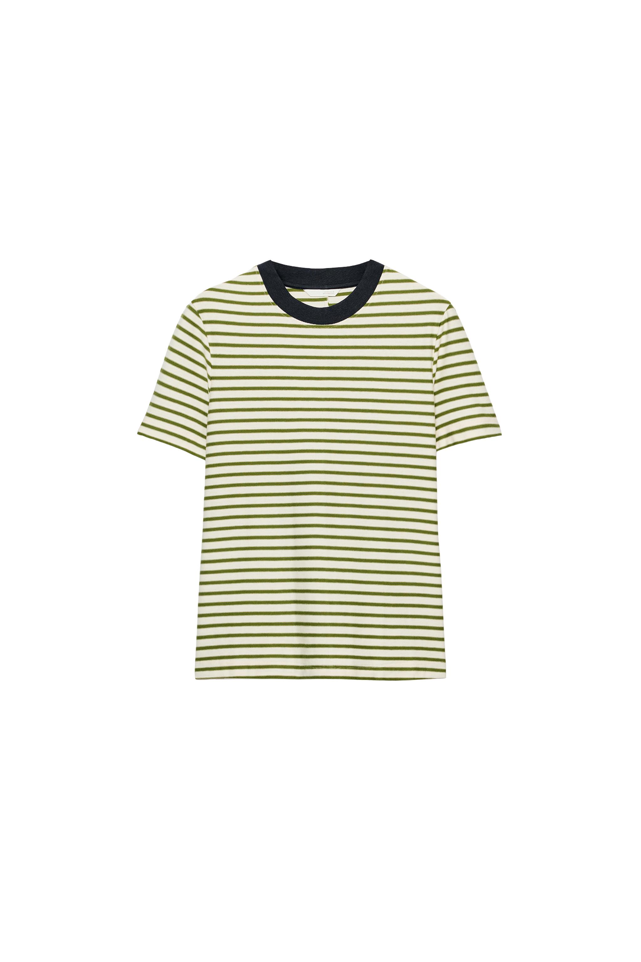 CAMISETA RAYAS MANGA CORTA