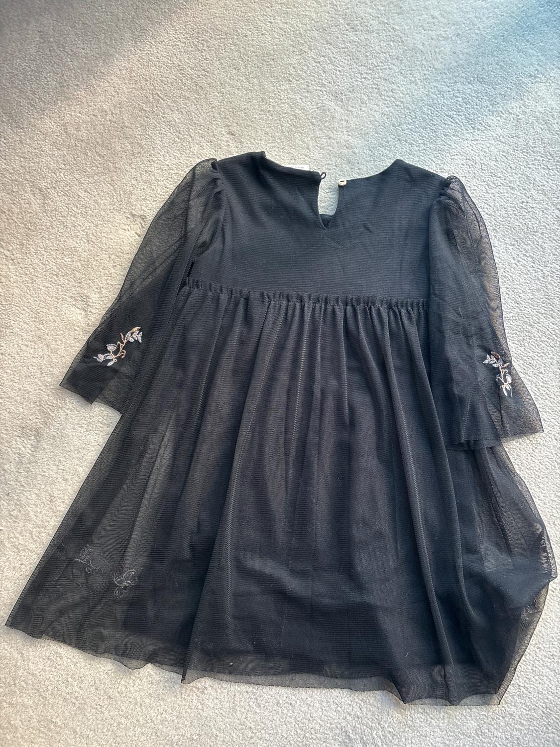 EMBROIDERED TULLE DRESS - Image 3