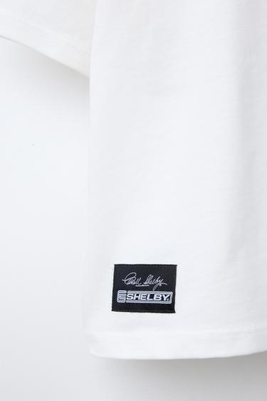 T-SHIRT IMPRIMÉ CARROLL SHELBY ® RACING TEAM - Blanc de Zara - Image 3