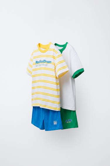 Zara 6-14歲/兩件裝PENN ©睡衣 - 多色