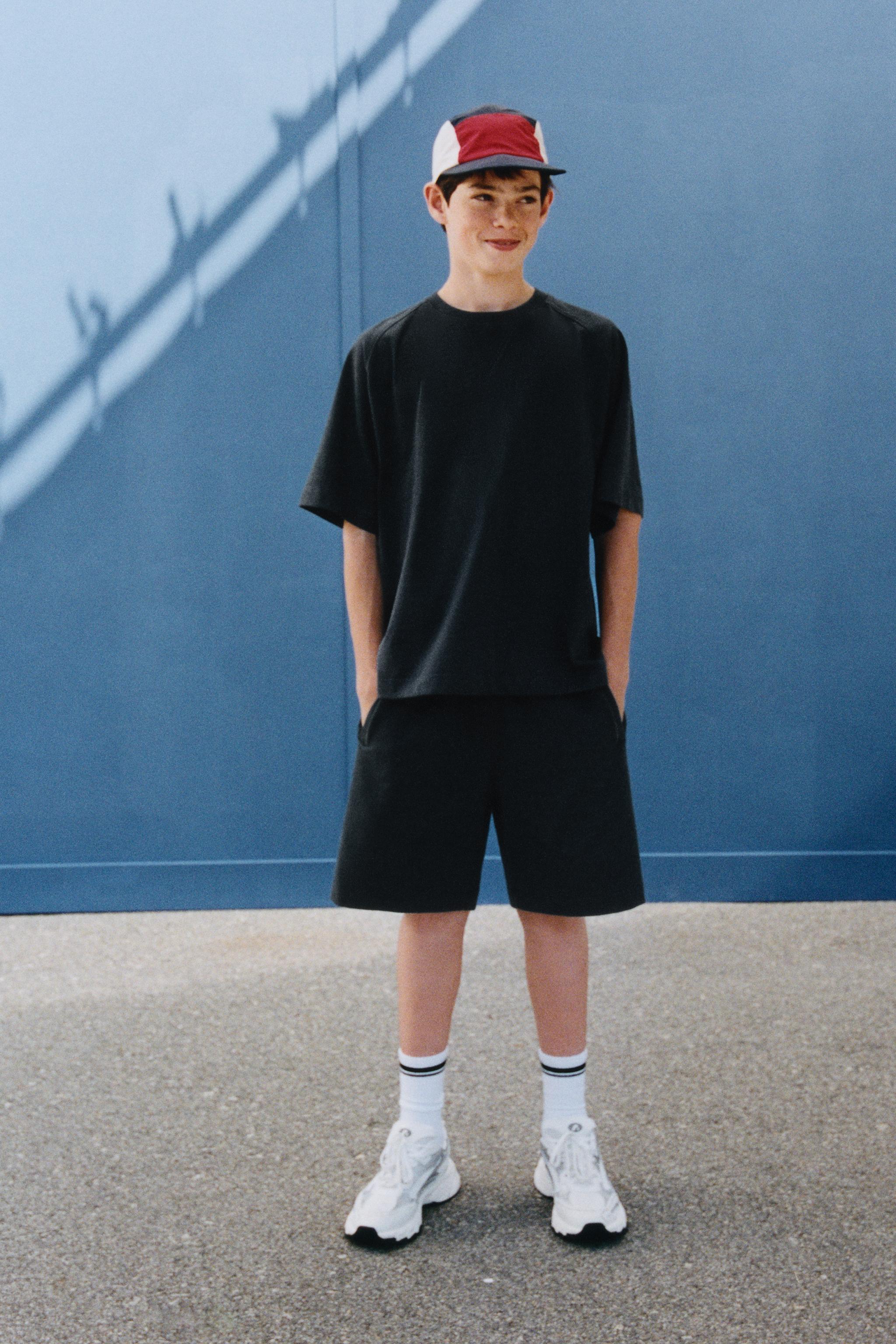 Детские шорты Zara T-SHIRT AND SHORTS SET — фото 9