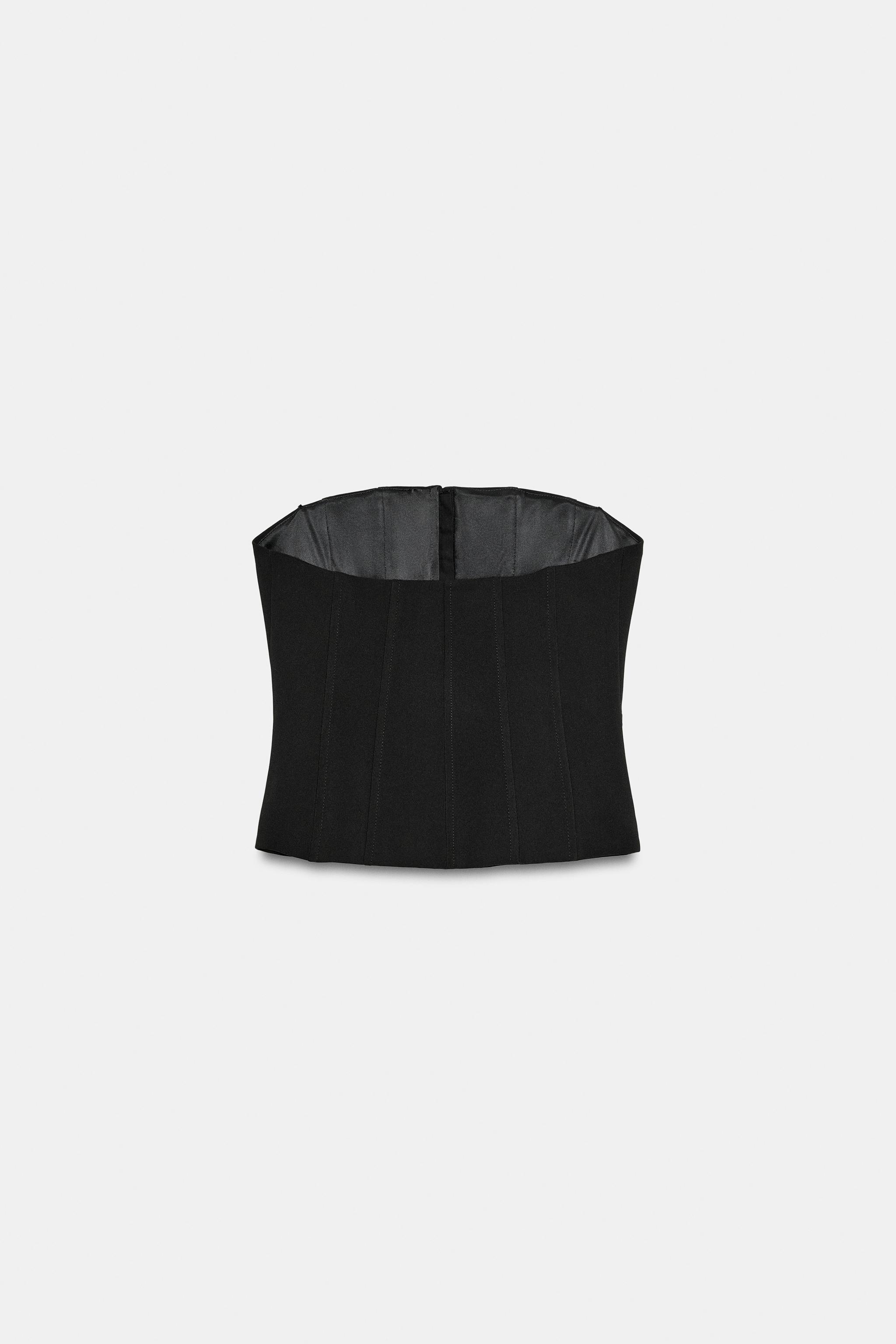 STRAPLESS CORSET TOP