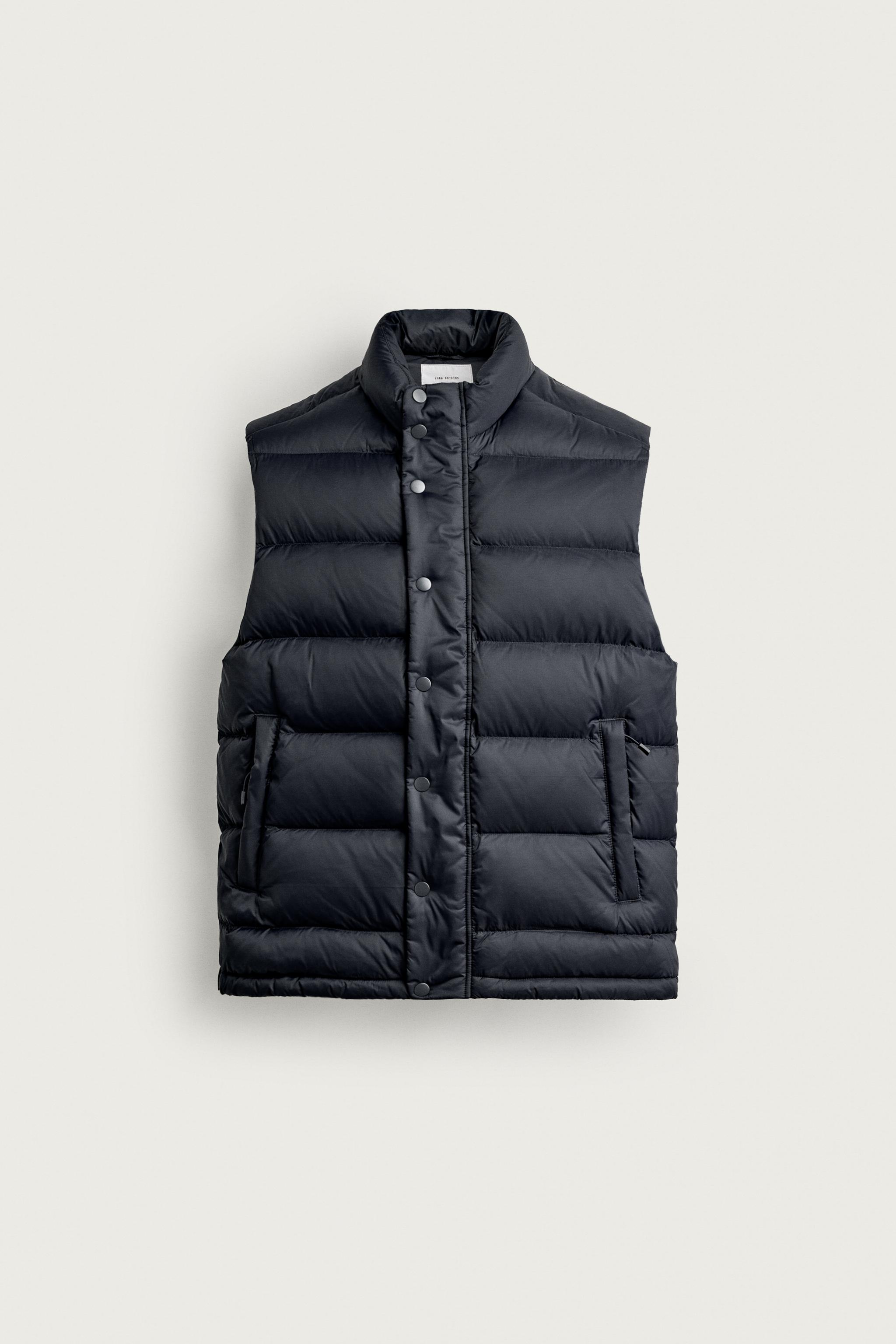 WATER REPELLENT 80% DOWN - 20% FEATHER VEST — Dark navy