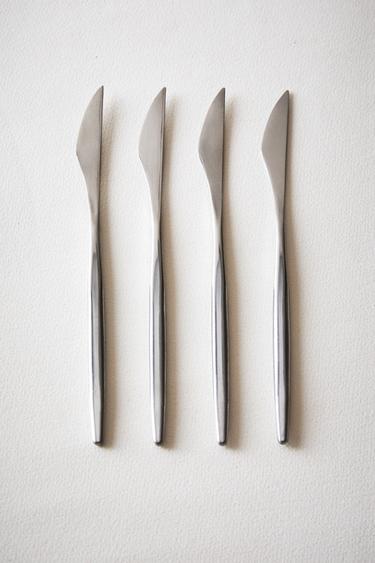 PACK OF KNIVES WITH THIN HANDLES (PACK OF 4) - Steel by Zara