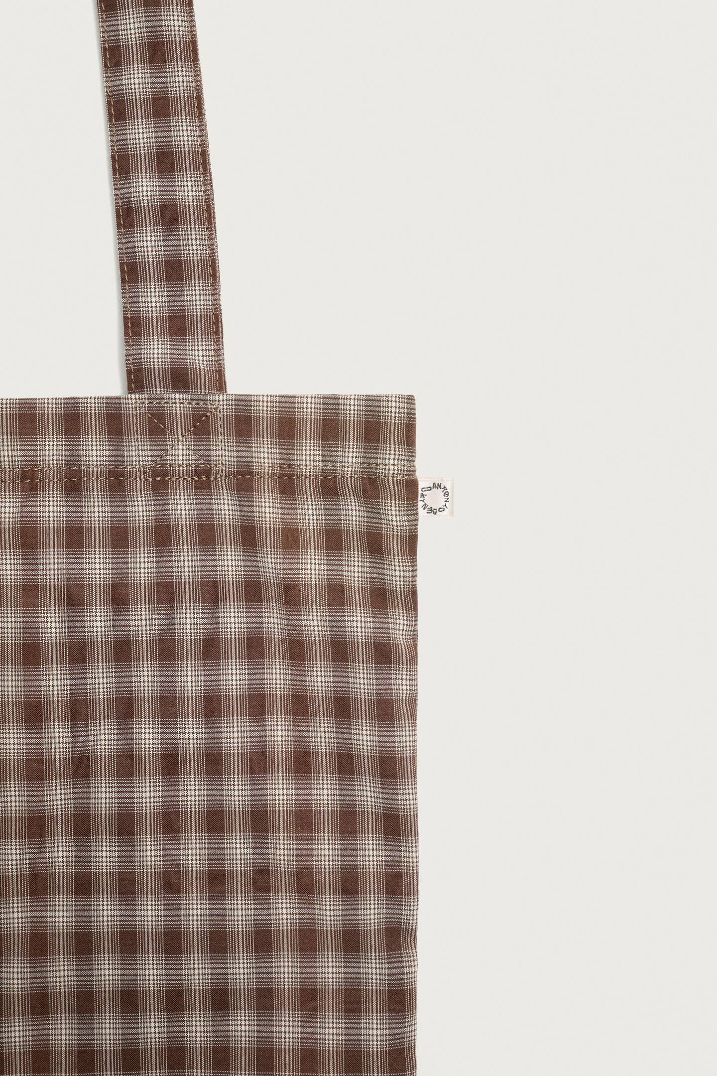 Мужская сумка Zara Fabric Shopper, цвет: Коричневый — фото 6
