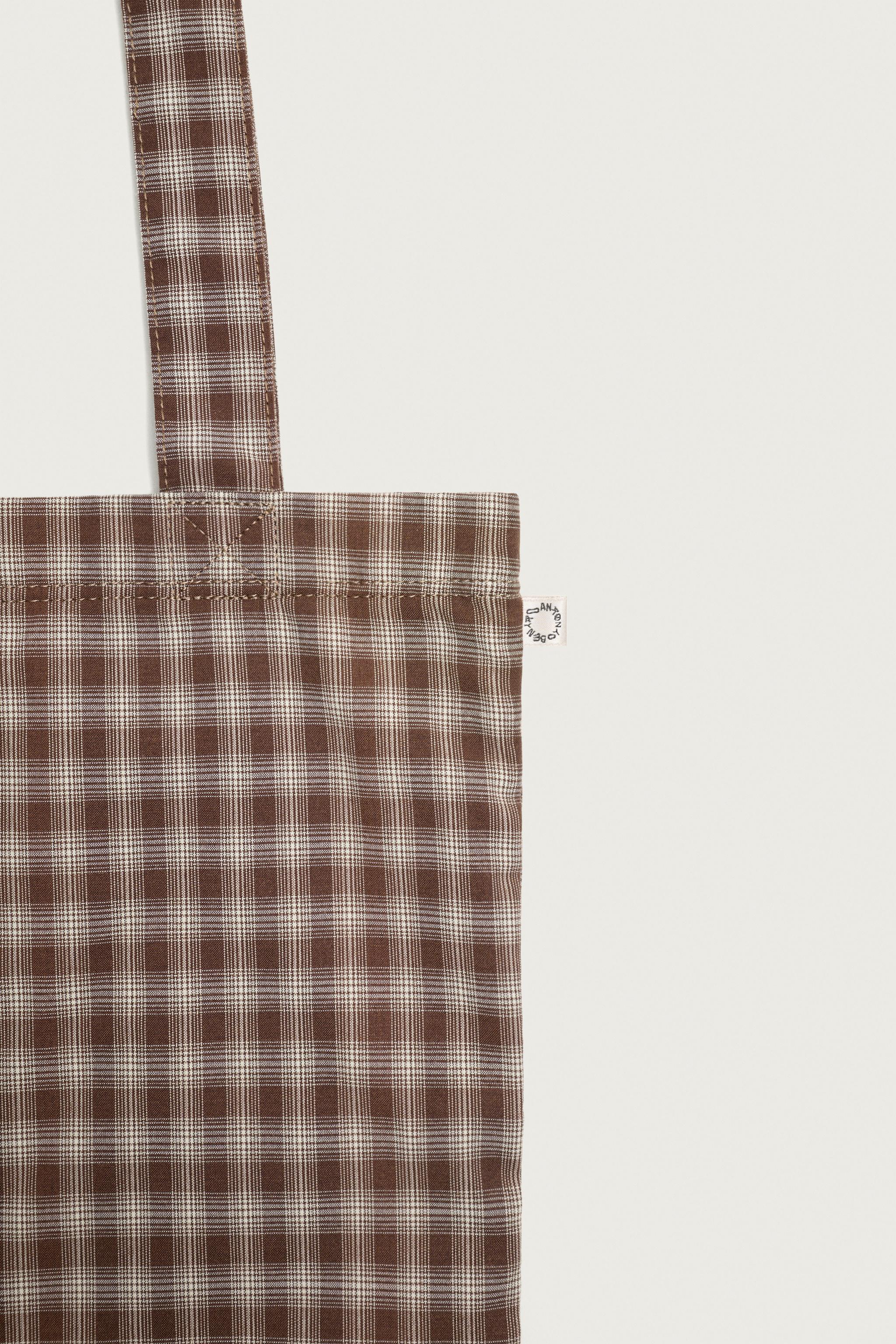 Мужские сумки Zara FABRIC SHOPPER — фото 6
