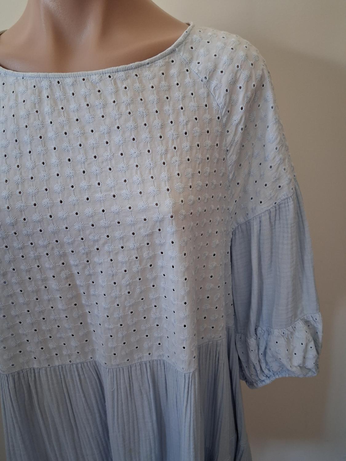 DRESS WITH CUTWORK EMBROIDERY - Image 3