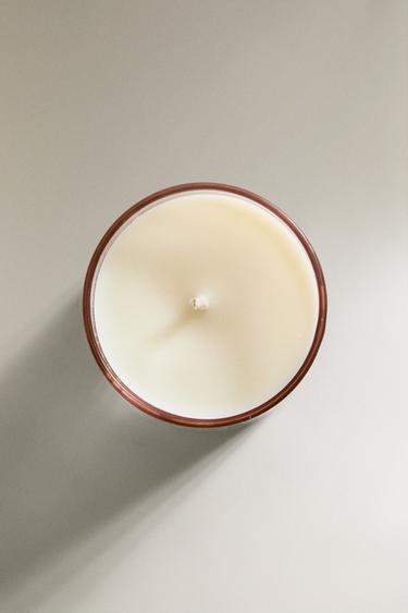(180 G) MUSKY LILY SCENTED CANDLE - Dark plum by Zara - Image 3
