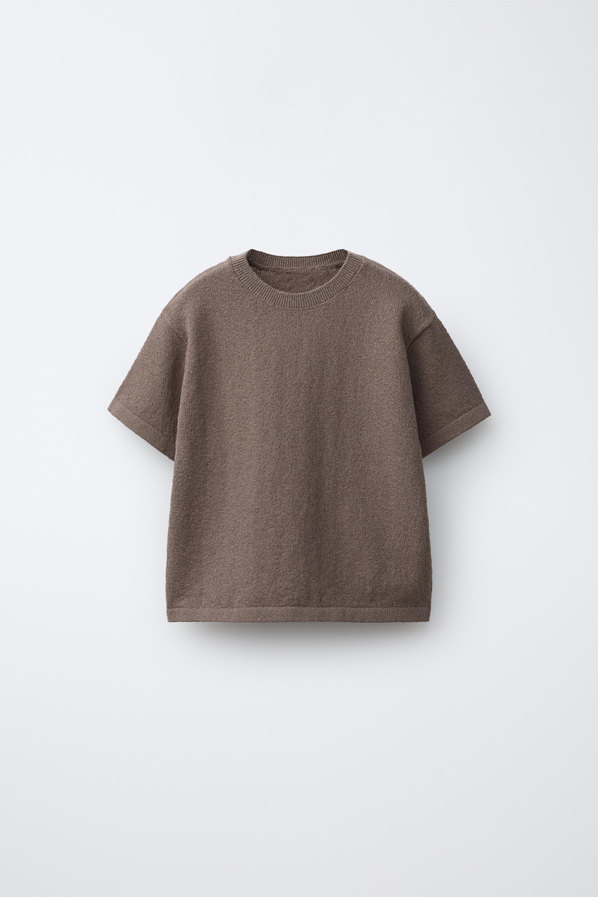 RUSTIC KNIT T-SHIRT