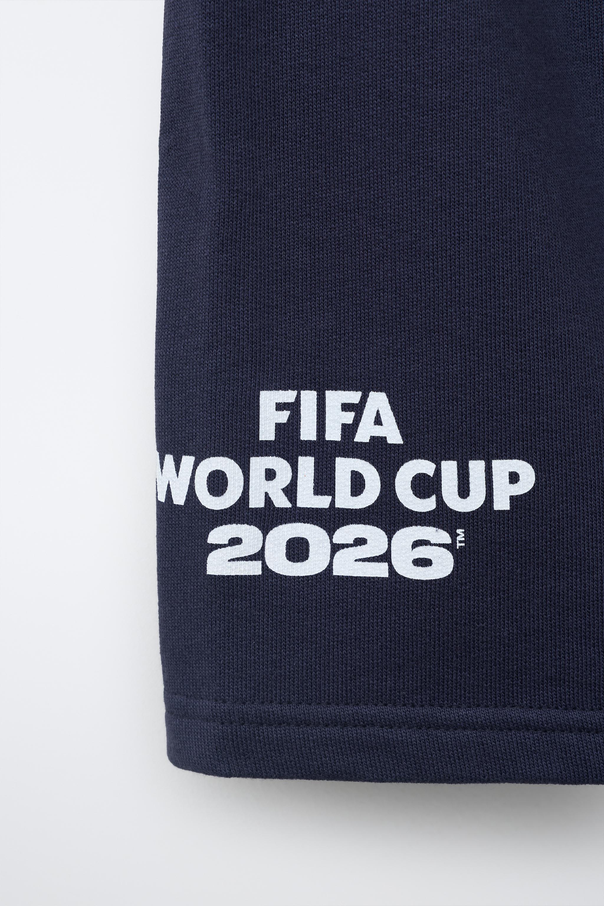 Детские шорты Zara BRAZIL FIFA WORLD CUP ™ 2026 PRINT SHORTS — фото 4