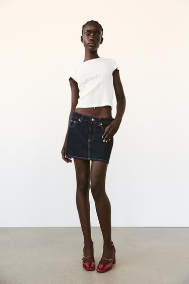 ТУФЛИ НА ШИРОКОМ КАБЛУКЕ И С РЕМЕШКОМ НА ЩИКОЛОТКЕ — Красный от Zara — изображение 0