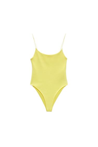 BODYSUIT WITH THIN STRAPS