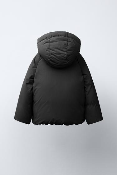 DOUDOUNE EN PLUME ET DUVET DÉPERLANTE - Gris anthracite de Zara - Image 3