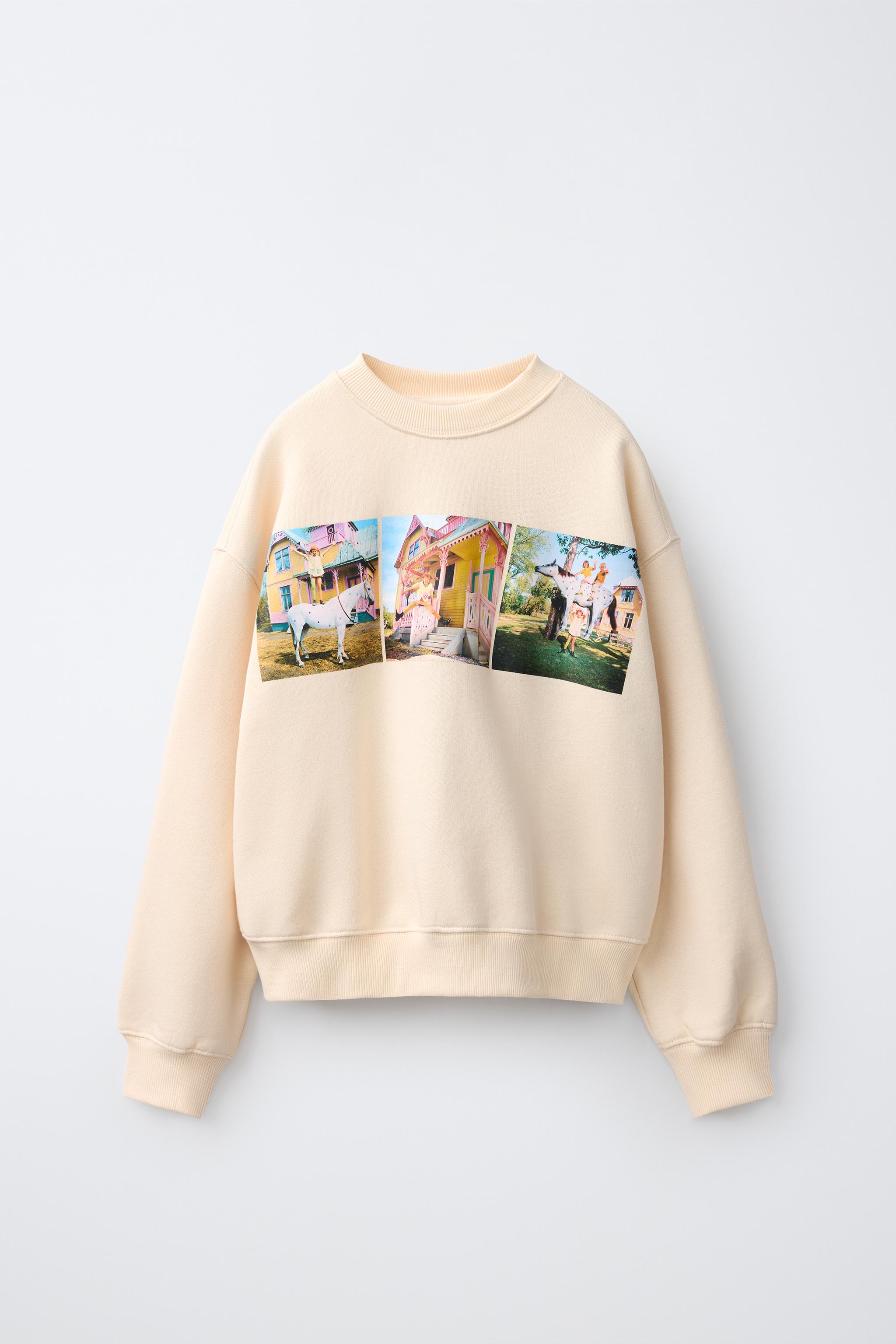 Детские худи Zara PIPPI LONGSTOCKING © ASTRID LINDGREN COMPANY SWEATSHIRT