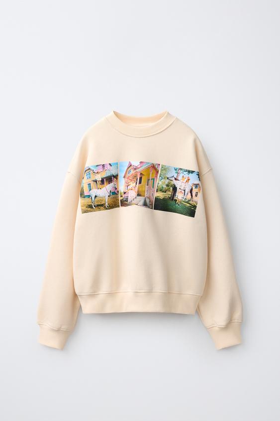 سويت شيرت PIPPI CALZASLARGAS © ASTRID LINDGREN COMPANY - خَام الخاص بـ Zara - صورة 0