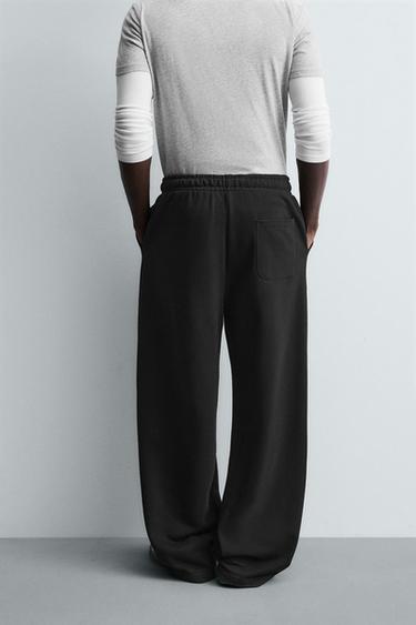 PANTALON JOGGING COUPE DÉCONTRACTÉE BASIQUE - Noir de Zara - Image 2