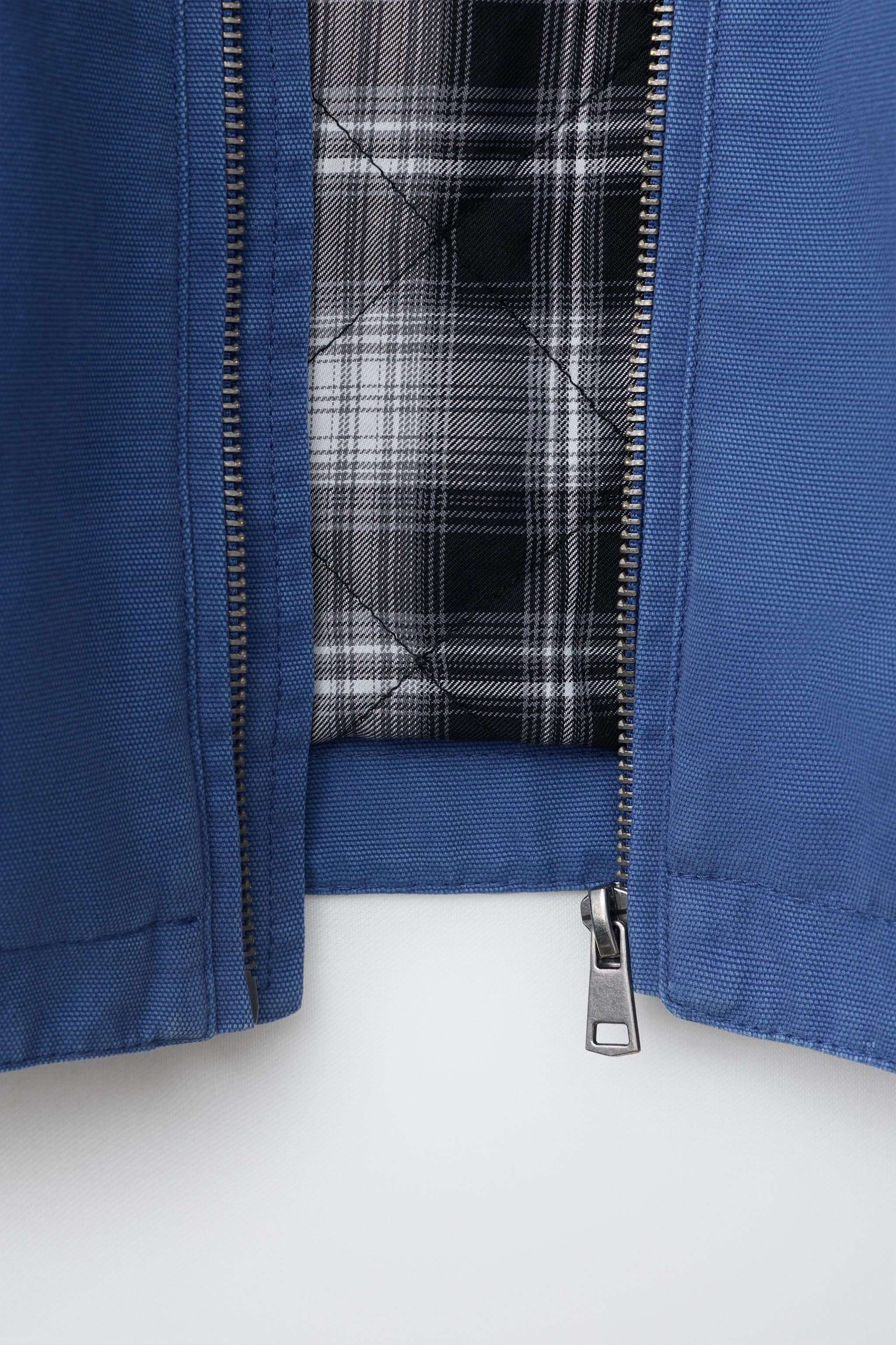 CONTRAST COLLAR JACKET