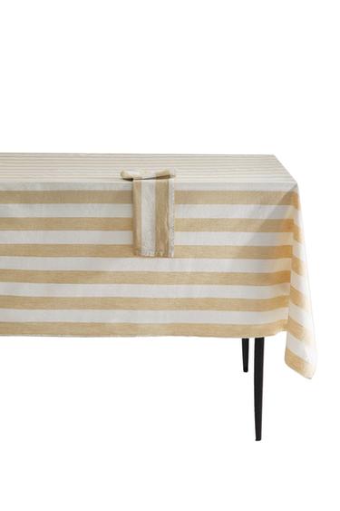 DYED THREAD STRIPED TABLECLOTH - Yellow by Zara