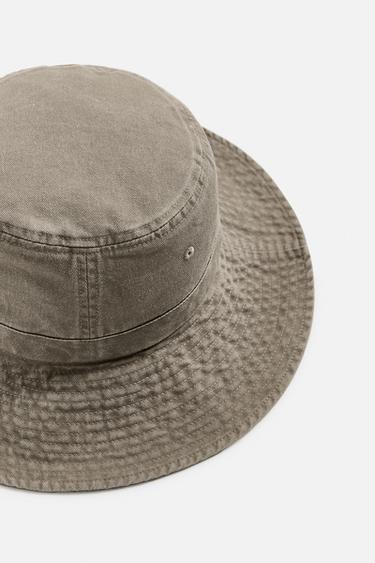 CHAPEAU BOB DÉLAVÉ - Beige clair de Zara - Image 4
