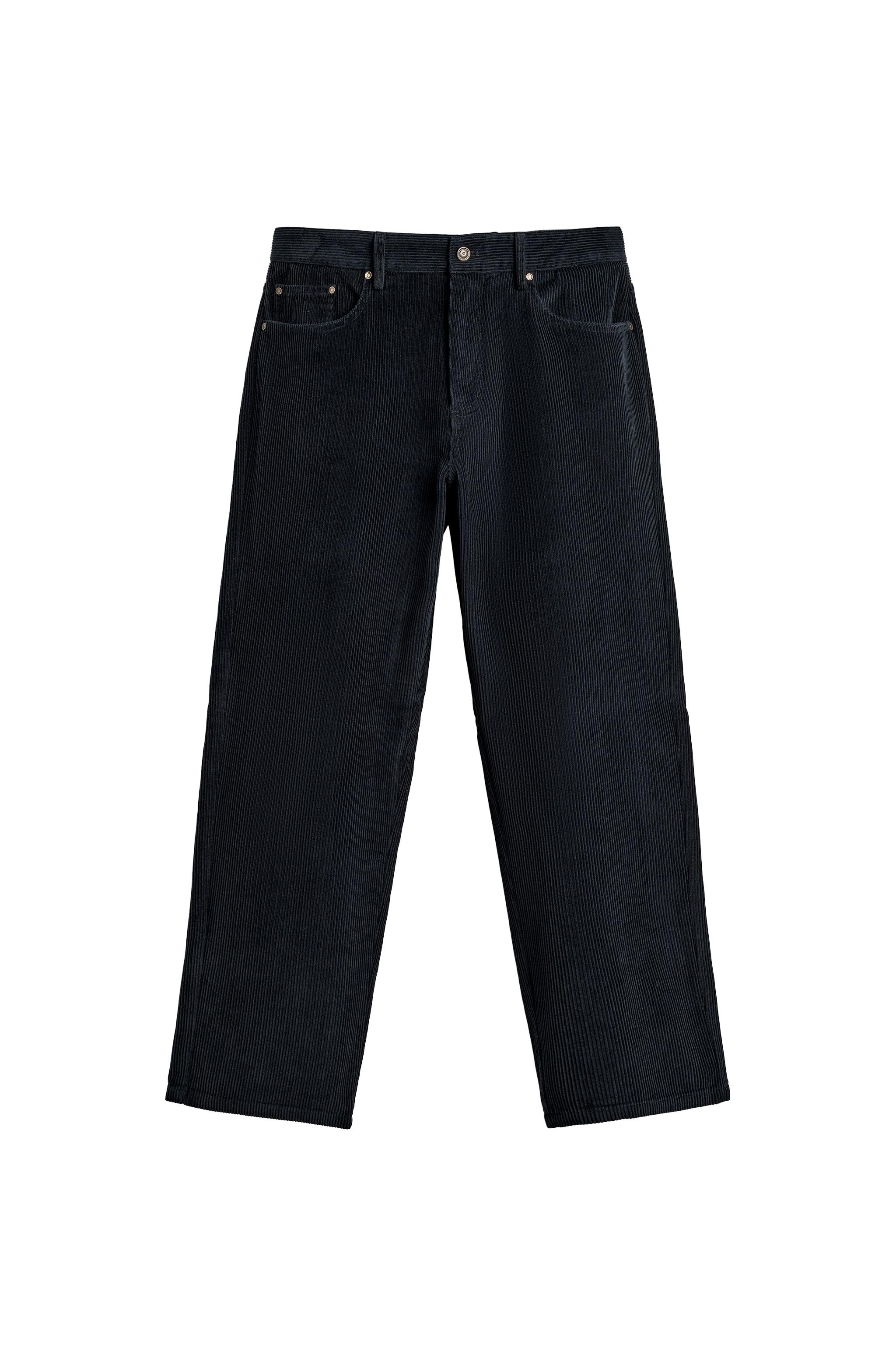 STRAIGHT FIT FİTİLLİ KADİFE PANTOLON