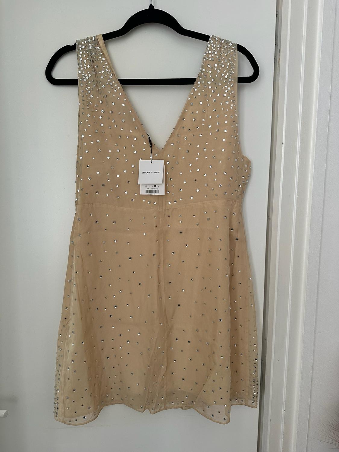 ZW COLLECTION SHORT DRESS WITH RHINESTONES - Image 2