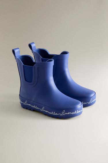 KIDS' THE ANIMALS OBSERVATORY WELLIES - Blue by Zara - Image 1