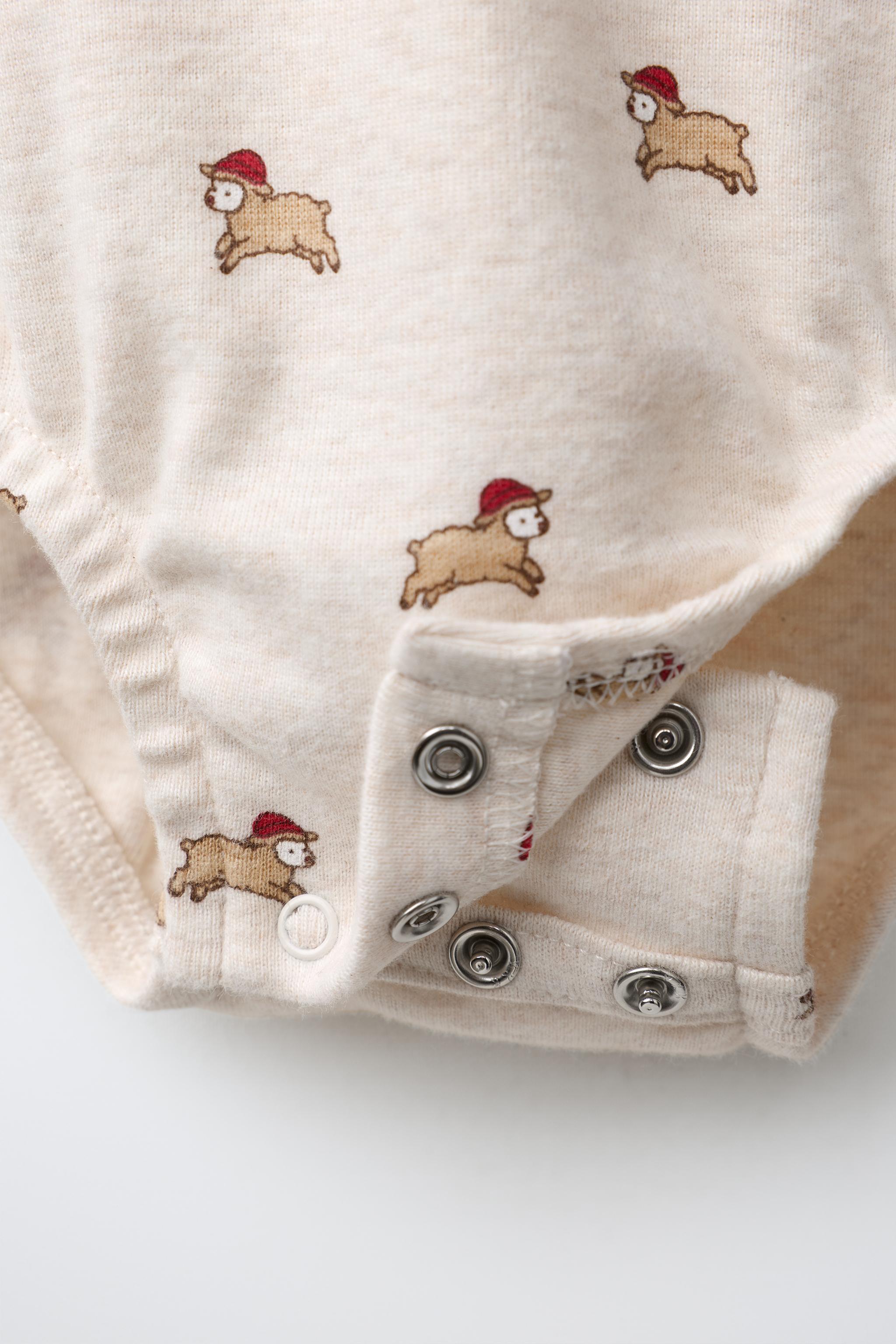 SHEEP PRINT BODYSUIT AND LEGGING SET