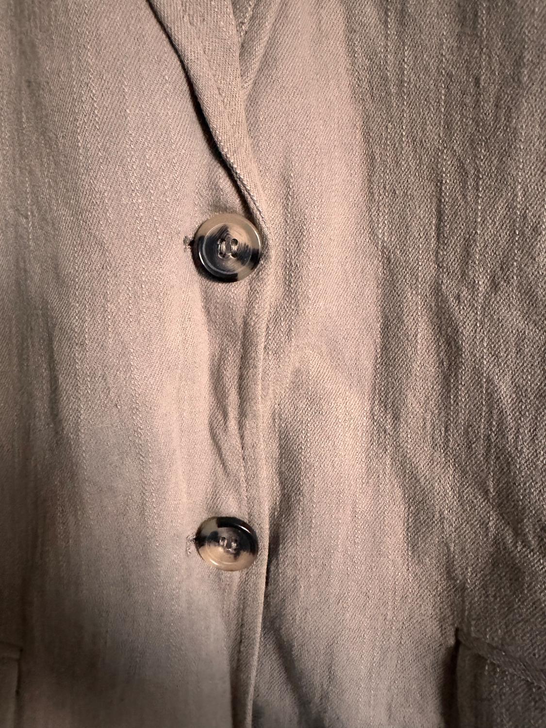 STRAIGHT LINEN-BLEND BLAZER - Image 5