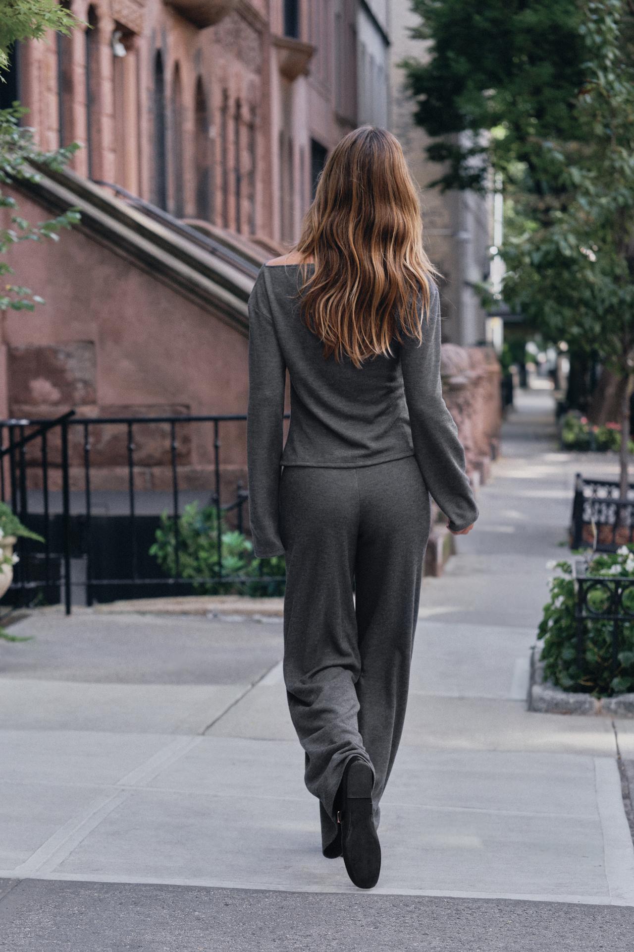 SOFT PANTS — Dark gray